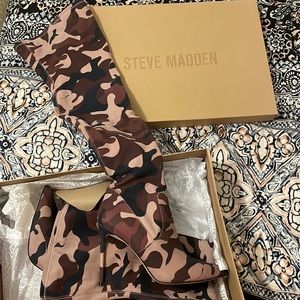 Over the Knee Steve Madden Vava Camo Boots